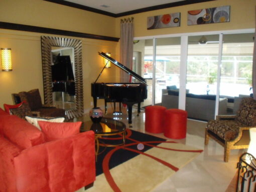 2- Azara Living Room with Piano