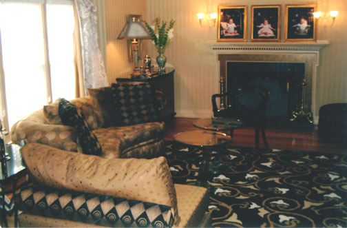 Needham Black and Beige Living Room